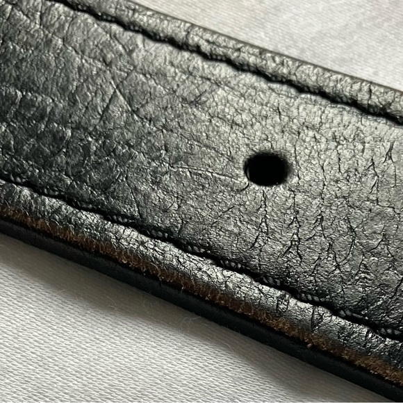 LEVI’S   Black Genuine Leather Belt - Picture 8 of 8